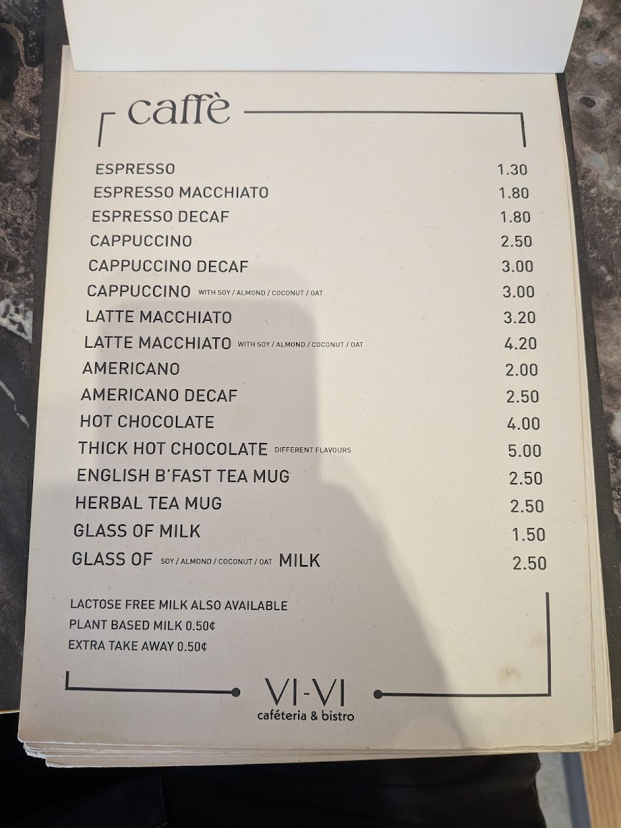 Menu Vi-Vi Cafeteria And Bistro-3