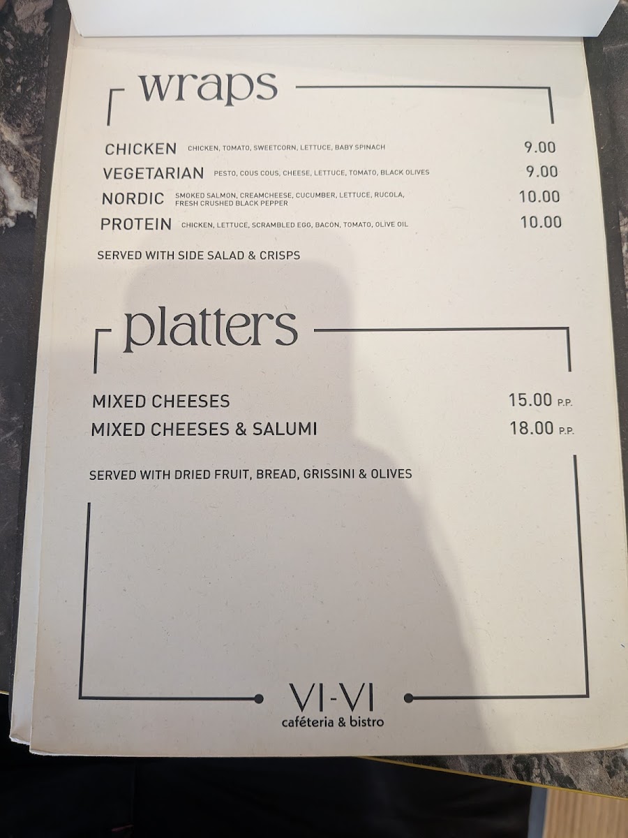 Menu Vi-Vi Cafeteria And Bistro-5