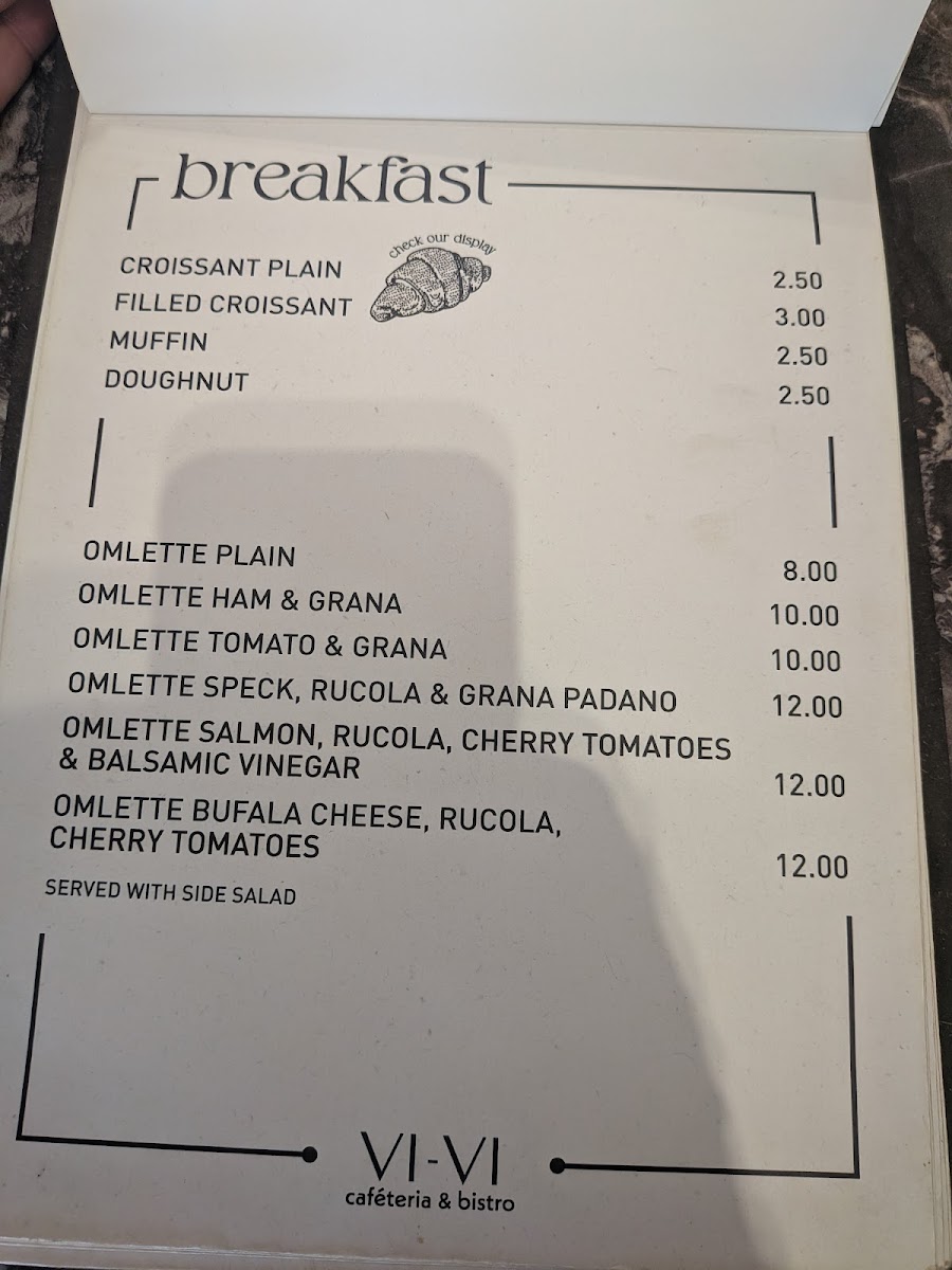 Menu Vi-Vi Cafeteria And Bistro-8